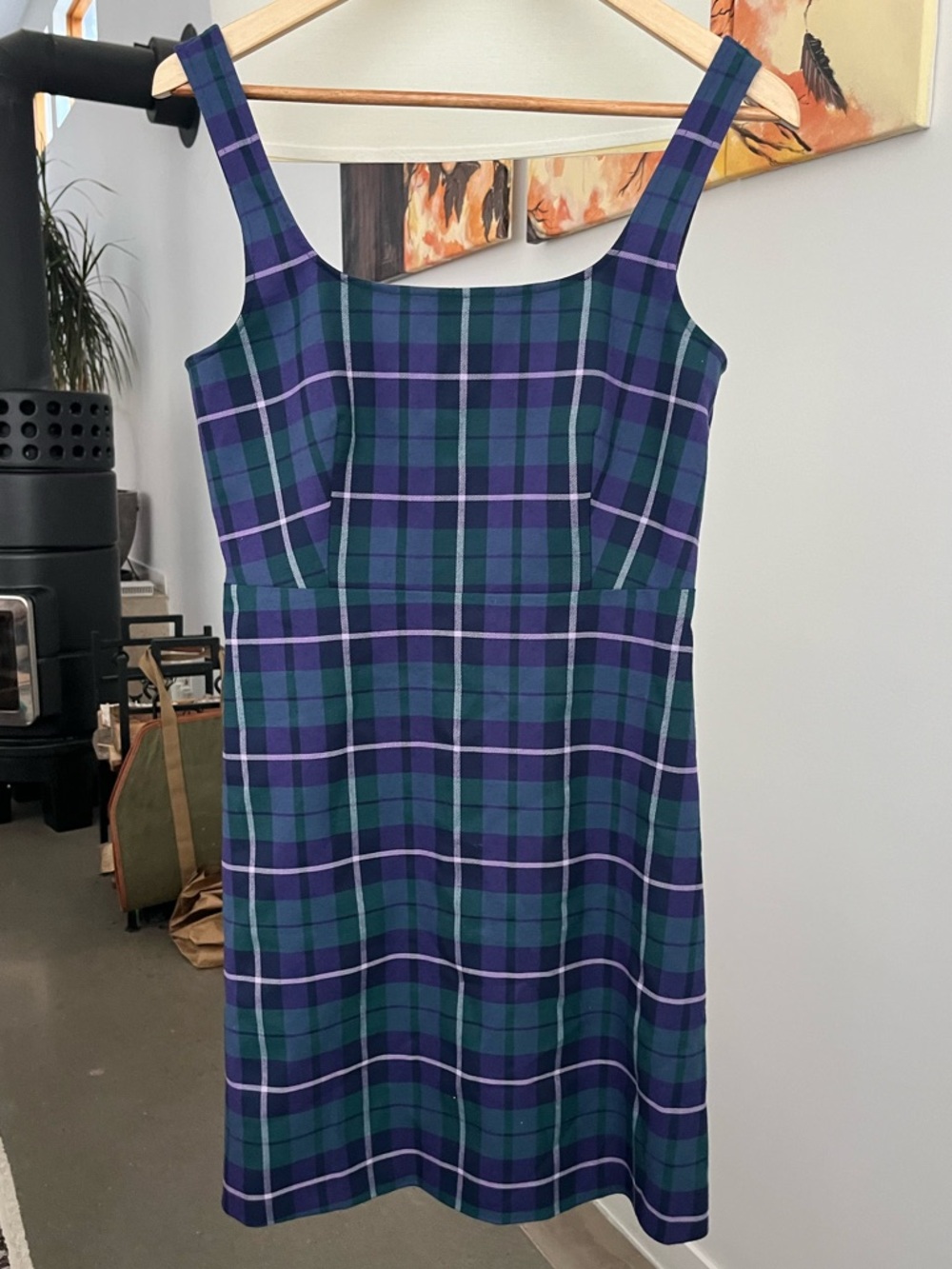 SFW Suitable for Work Plaid Dress